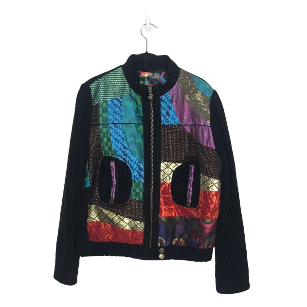DESIGUAL Multicolor Patch Jacket